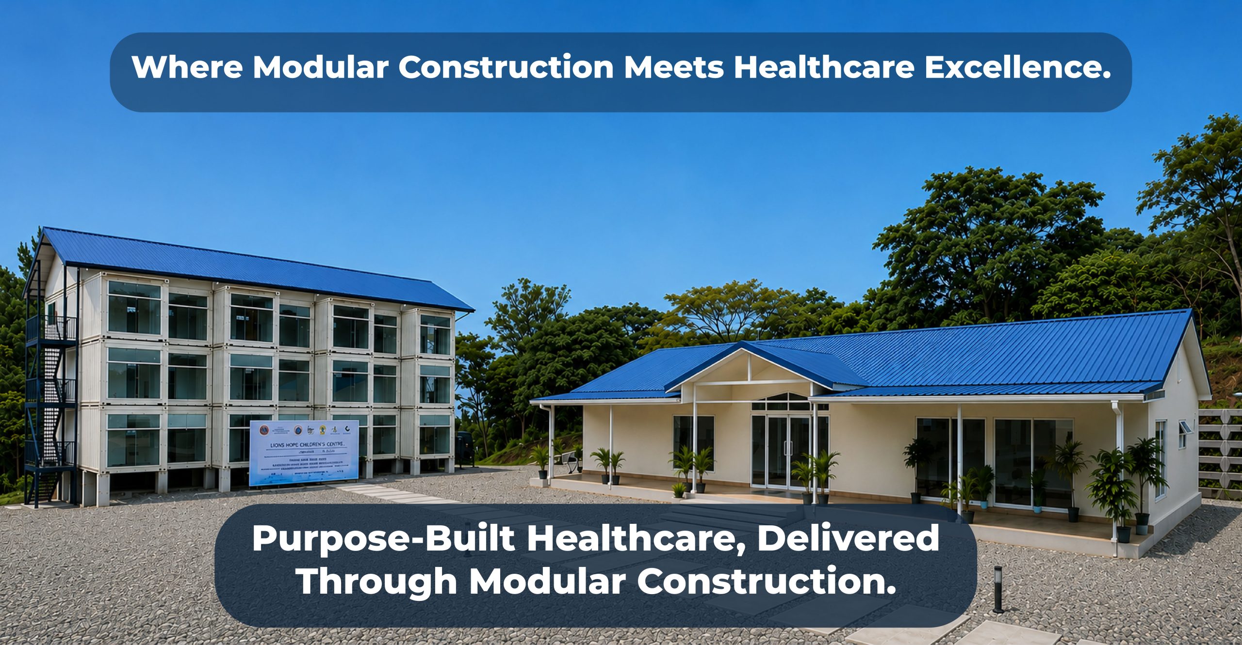 How ISM Engineering Built the Lions Eye Hospital with Shipping Containers and Steel Framing